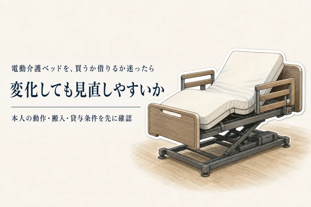 レビュー数順に見る電動介護ベッド4選｜買う前に利用期間と身体状態の変化を確認
