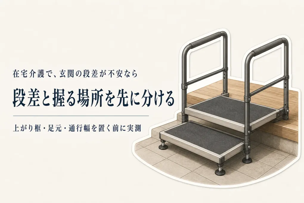 楽天でレビュー数が多い玄関の置き型手すり・手すり付き踏み台を比較｜上がり框の昇り降りで選ぶ
